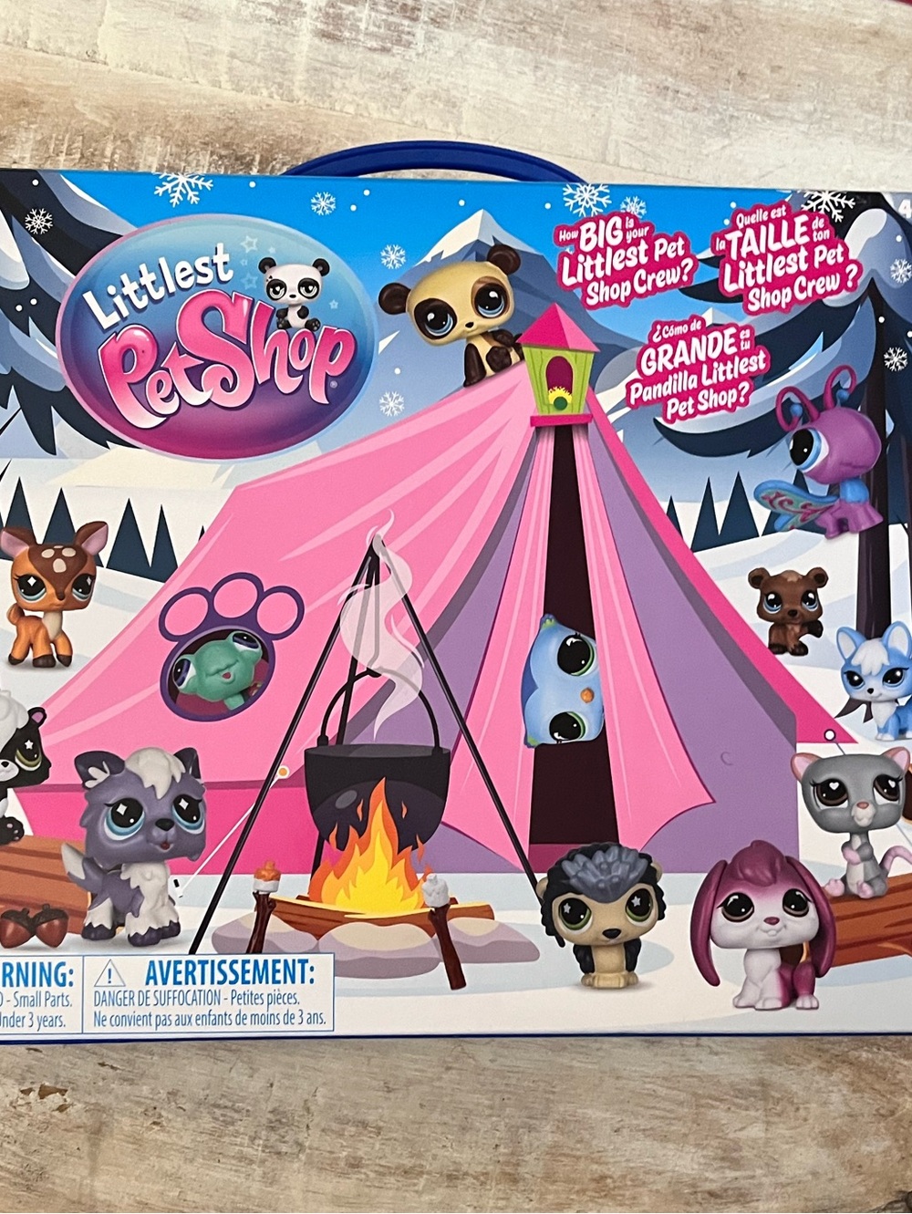 Littlest Pet Shop Cozy Campfire Collector Set Series 4 LPS Bobbleheads Toys NEW
